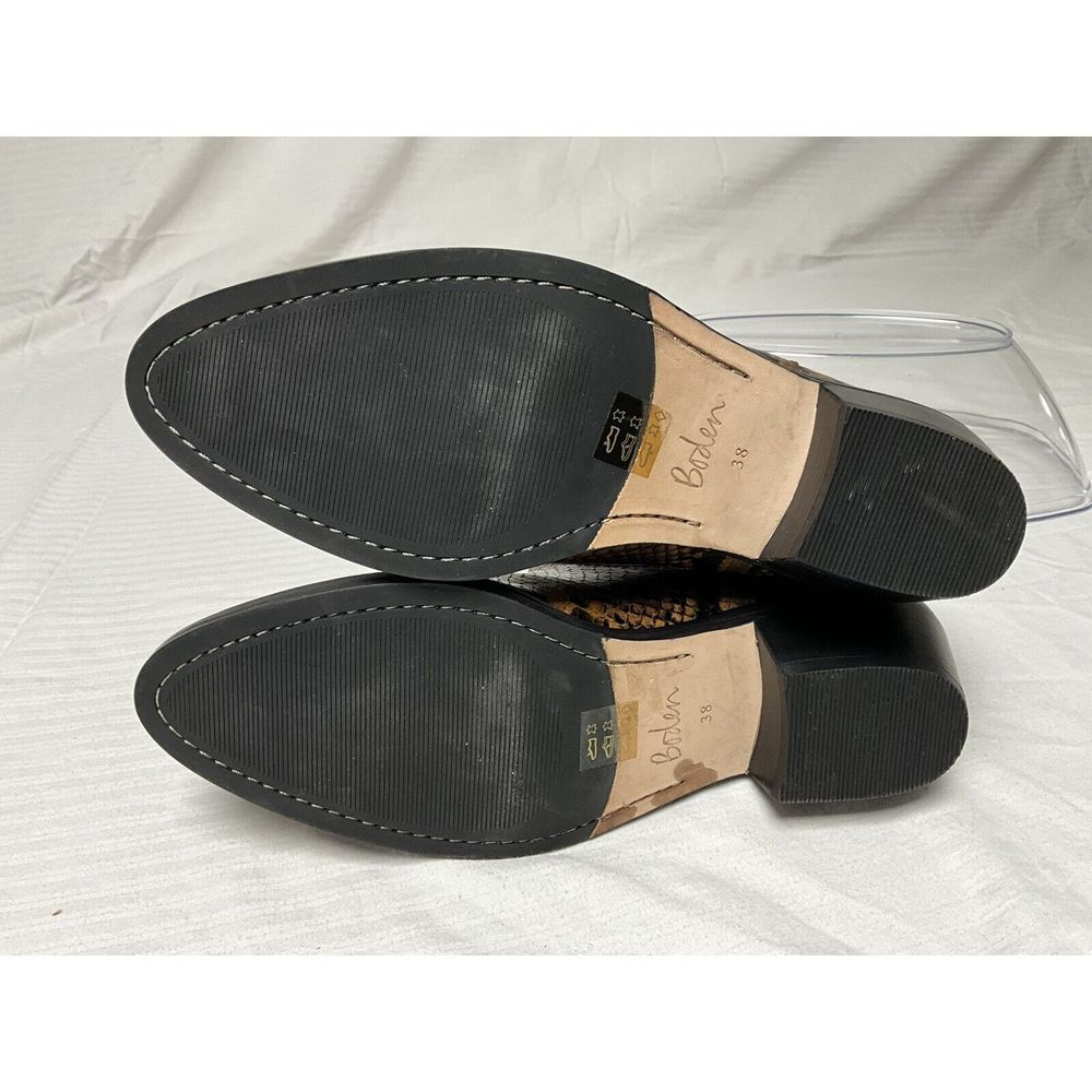 Boden Women Allendale Ankle Boots Booties Snakeskin Leather Western US 7.5. NWOT - Picture 3 of 10